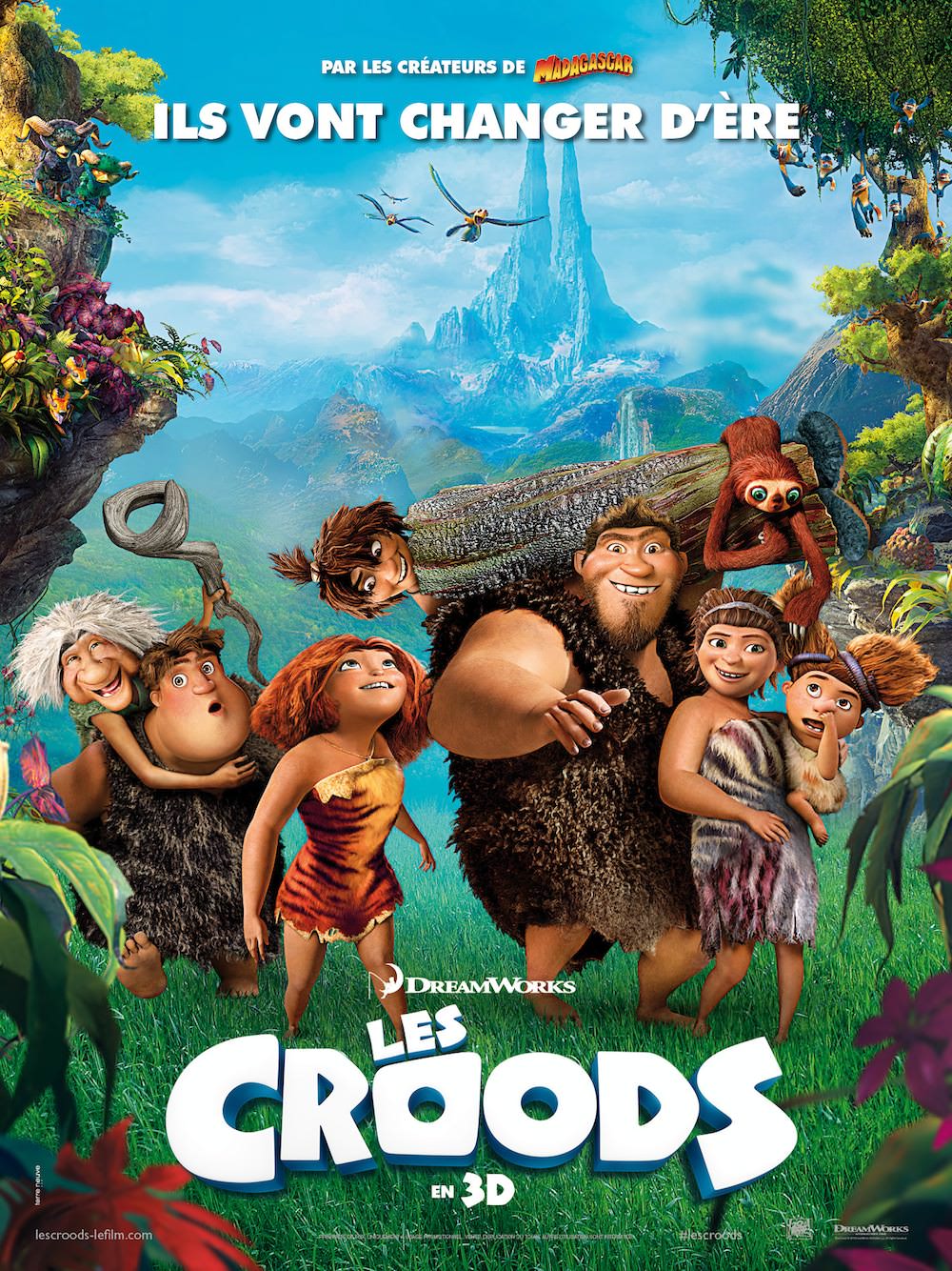 Animation - Les Croods : une bouffée d'ère les croods sanders demicco