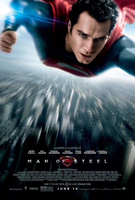film de l'été - Man Of Steel : nouvelle affiche manofsteelsupermanposter