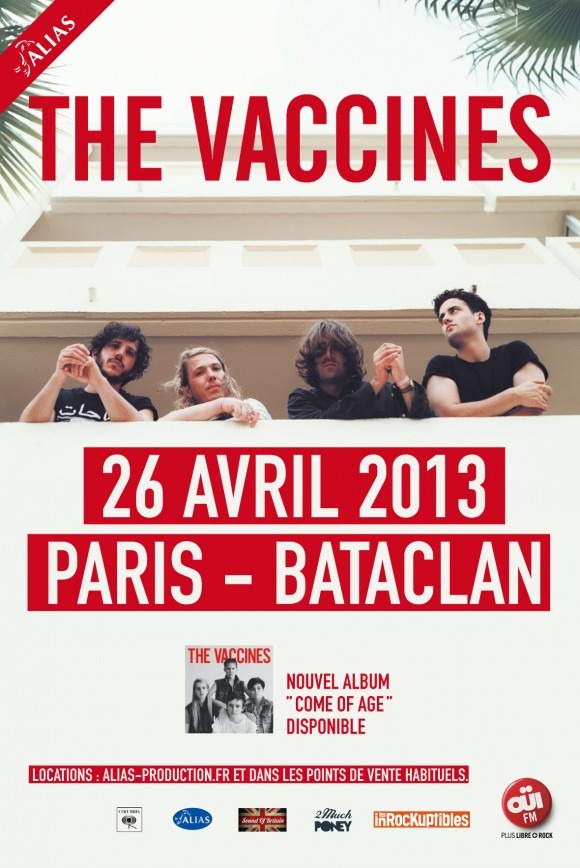Concerts - The Vaccines - Bataclan - 26 avril 2013 the vaccines e1364982918317