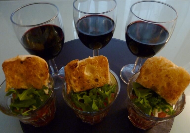Comme une pizza dans une verrine
