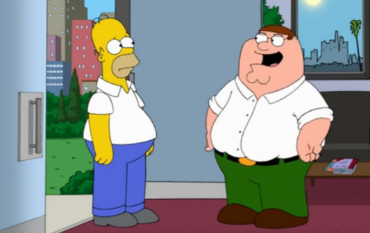 crossover - Quand les Simpson rencontre les Griffin family guy simpsons