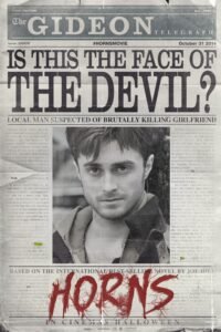 daniel radcliffe - Horns d'Alexandre Aja met Daniel Radcliffe en rogne horns poster