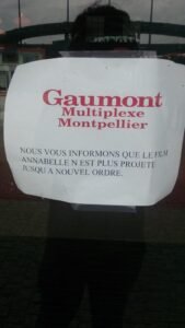 annabelle - Comment exploiter les films d'horreur au cinéma ? annabelle annulation