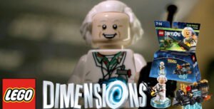 retour vers le futur - LEGO DIMENSIONS : un trailer à 88 miles à l'heure doc brown lego