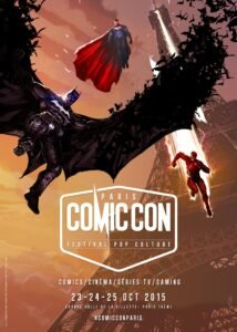 convention - COMIC CON PARIS du 23 au 25 octobre AFFICHE COMIC CON