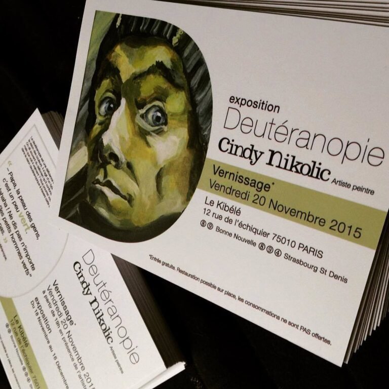 Deutéranopie, expo au Kibélé, Paris 10 : regards perdus dans le métro