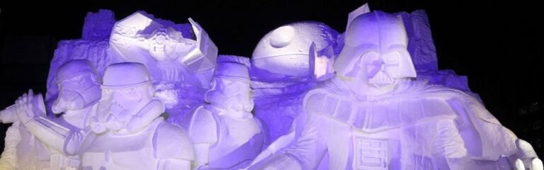 D&rsquo;énormes sculptures de neige geeks au Festival de Sapporo, au Japon ! (Suite)