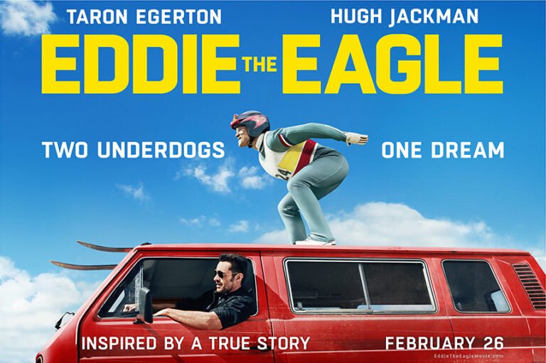 Eddie the Eagle : he can fly, but he can&rsquo;t touch the sky