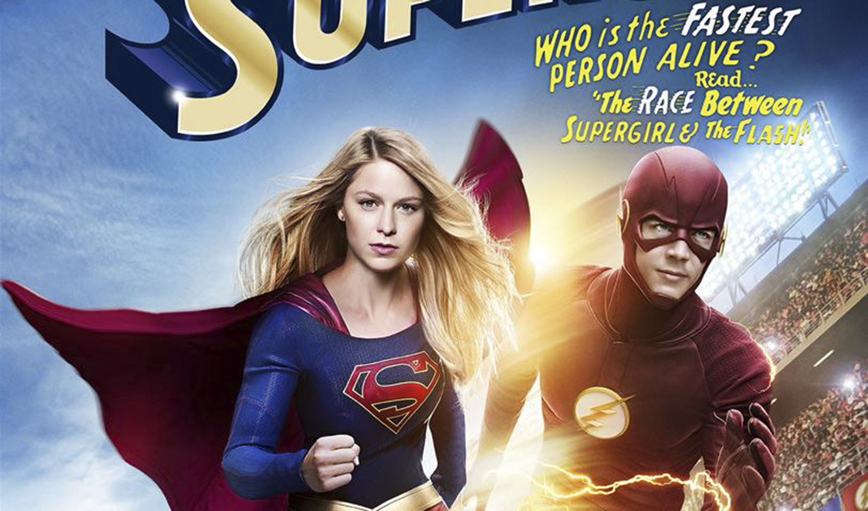 crossover - Supergirl / Flash : World's (not so) finest supergirl the flash crossover poster2