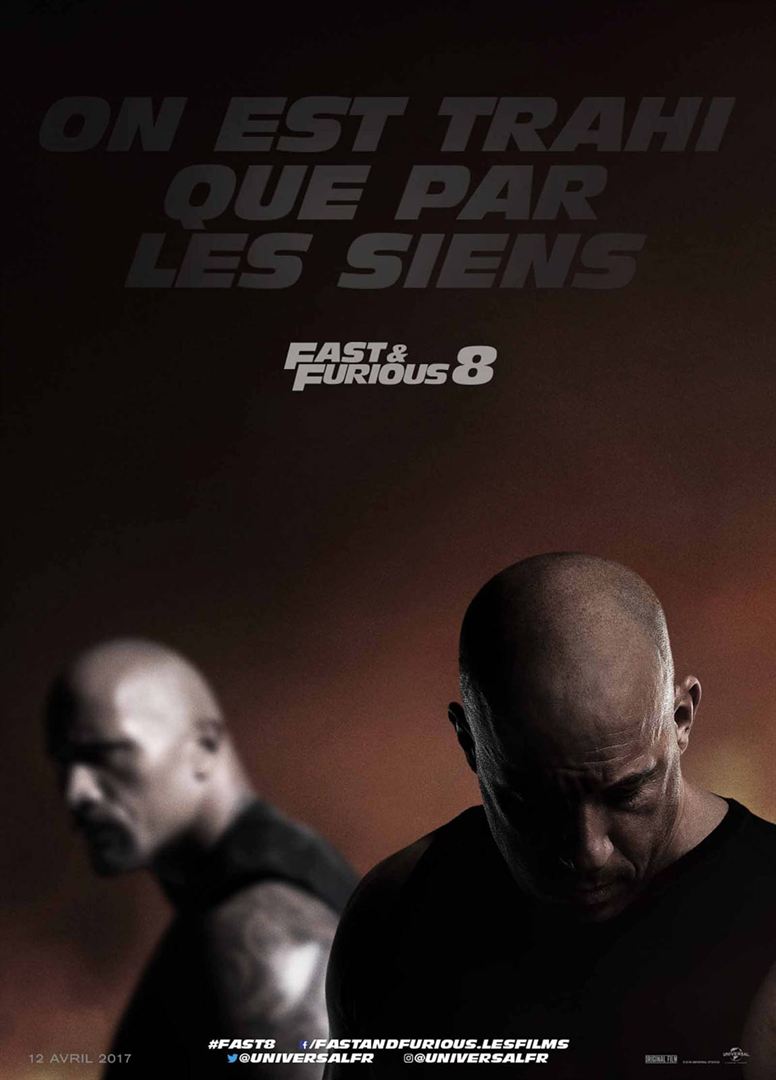 fast and furious - Fast & Furious 8 : bande-annonce fast furious 8 affiche