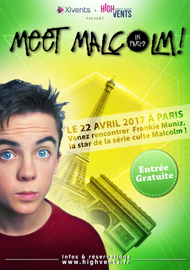 Frankie Muniz (Malcolm) vient en France pour vous