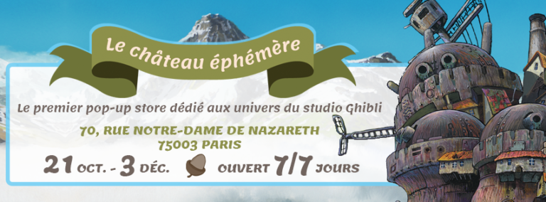 Un pop-up store Ghibli ouvre à Paris