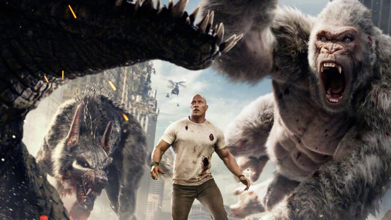 Rampage : Dwayne vs les animaux mutants géants