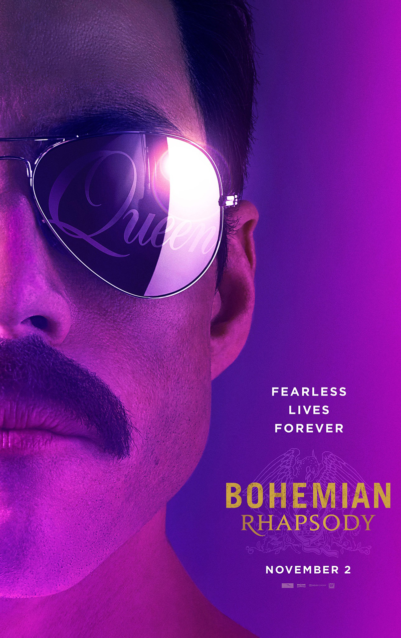 bohemian rhapsody - Bohemian Rhapsody : le film sur Freddie Mercury enfin dévoilé bohemian rhapsody affiche 1