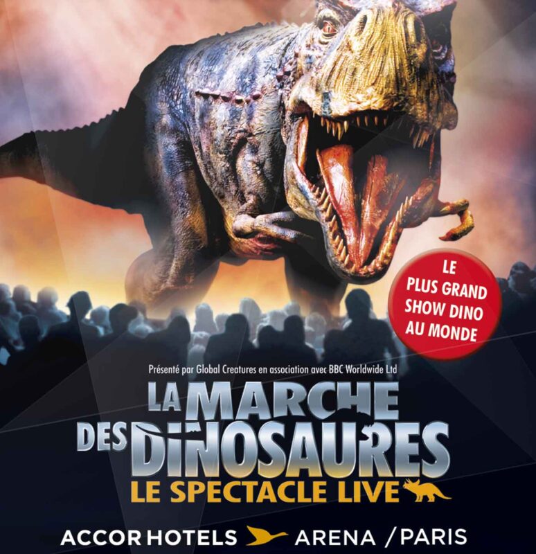 la marche des dinosaures - La Marche des Dinosaures de retour à l'AccorHotels Arena marche dinosaure