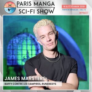 paris manga - Paris Manga & Sci-Fi Show 2019 : les invités (Buffy et Gotham) james marsters paris manga