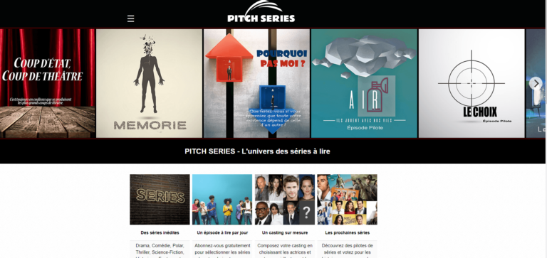 Pitchséries, la plateforme des séries à lire