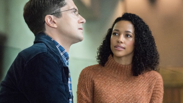 Topher Grace and Kylie Bunbury in Try, Try