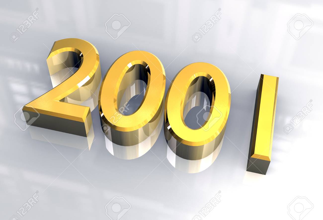 2001 - Que s'est-il passé en février 2001 ? (AOL, Wassup et Hannibal) 4618947 annee 2001 en or 3d